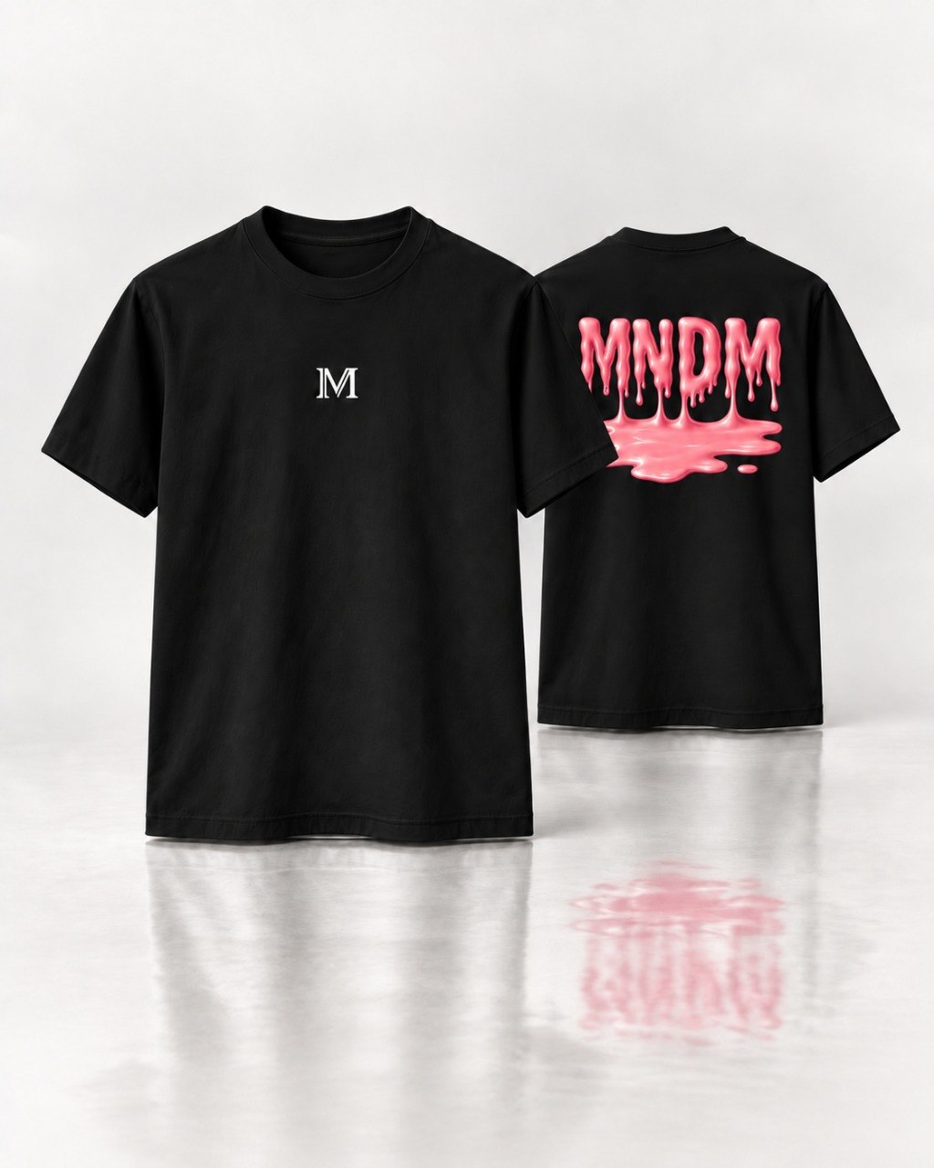 T-shirt / Pink — Чёрный